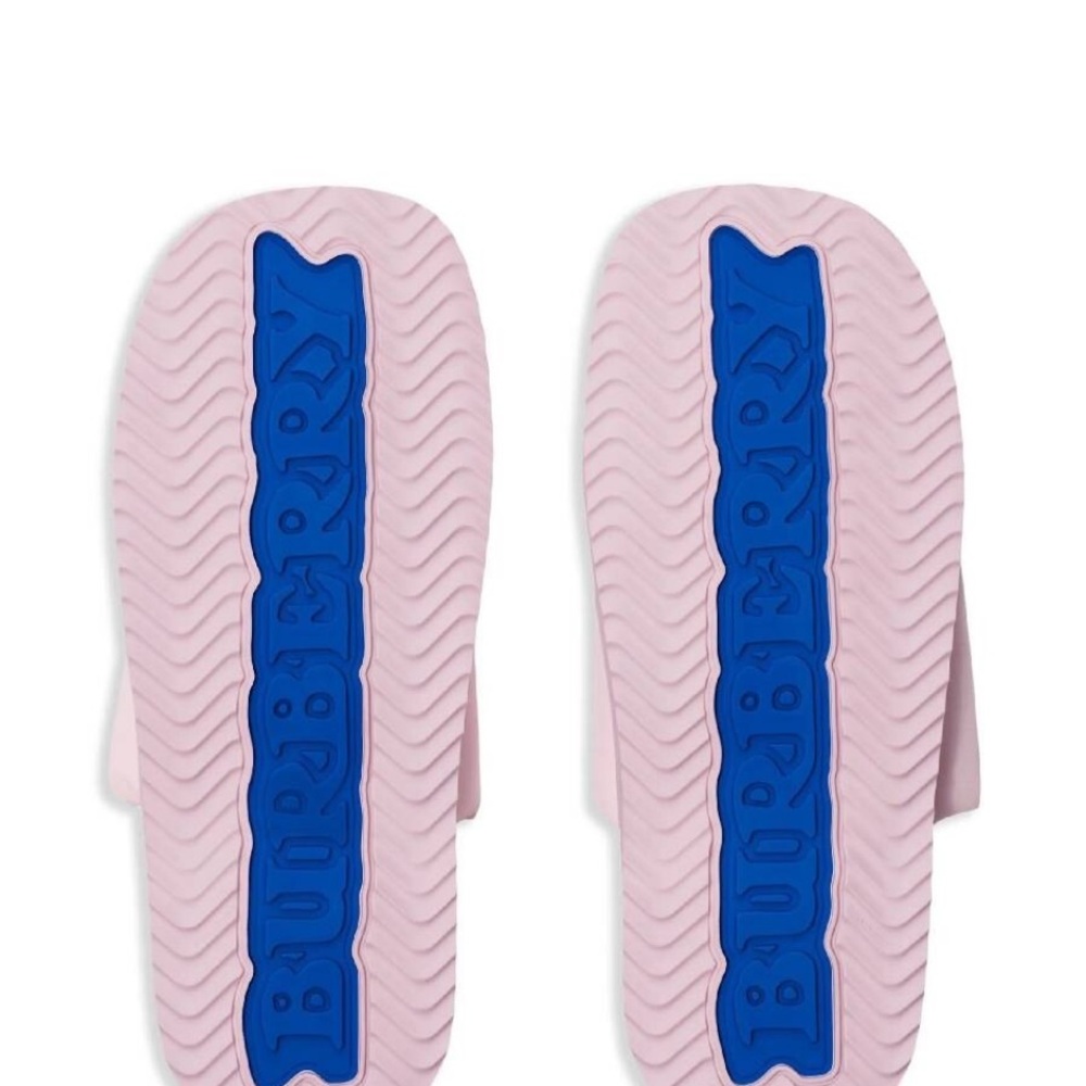 New in box Burberry Pink Slide Sandals Sz 9 - Picture 5 of 9